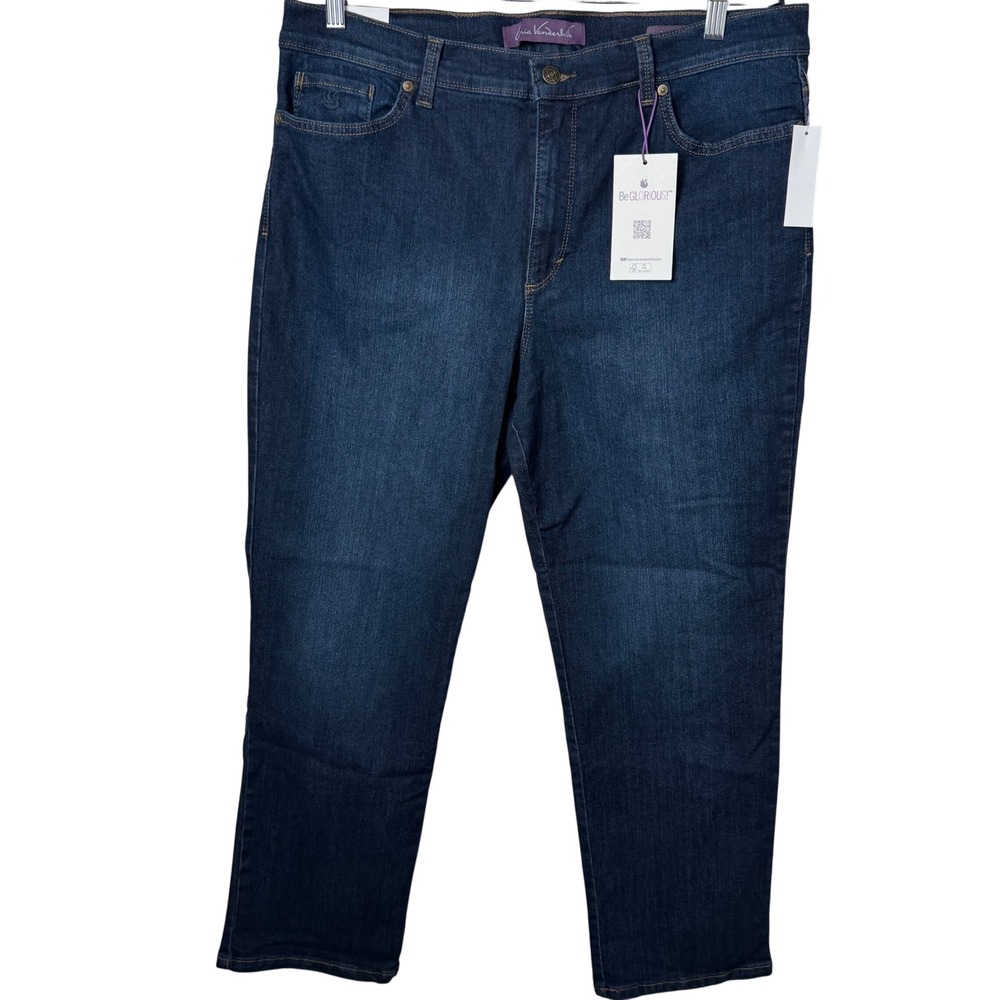 Gloria Vanderbilt Amanda Jeans Women 18P Blue Scottsdale Slimming NEW